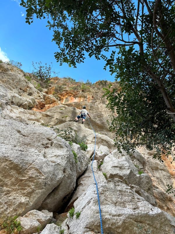 Griechenland Klettern Katafiki Sektor Welcome Achim