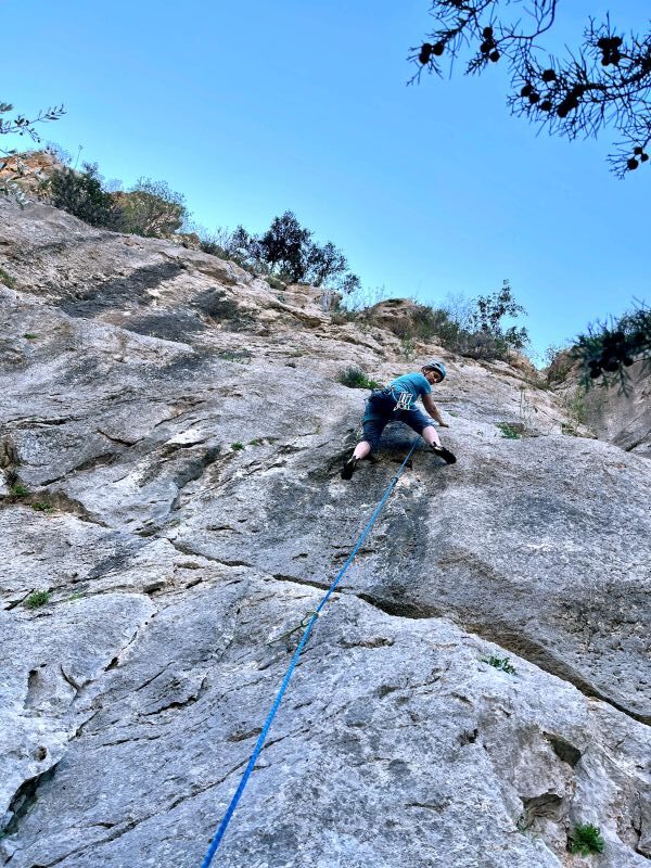 Griechenland Klettern Argolis Katafiki Maike