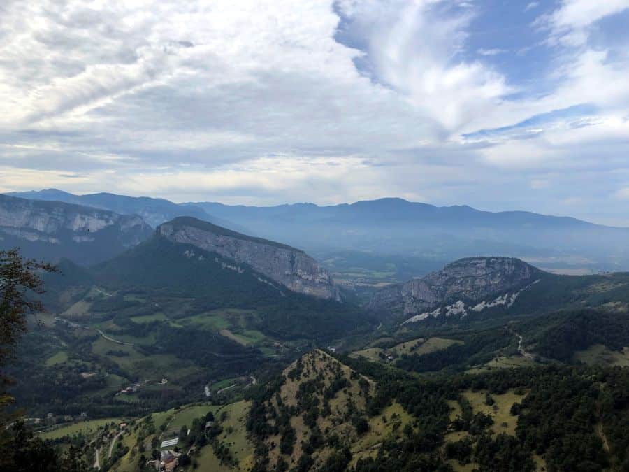 Frankreich-Presles-Klettern-Ausblick-beim-Klettern-der-Bim-Bam-Boum