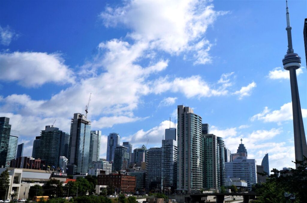 Kanada-Toronto-Blick-auf-Stadt