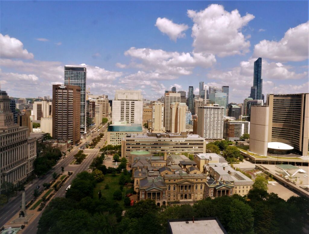 Kanada-Toronto-Blick-aus-Hotel