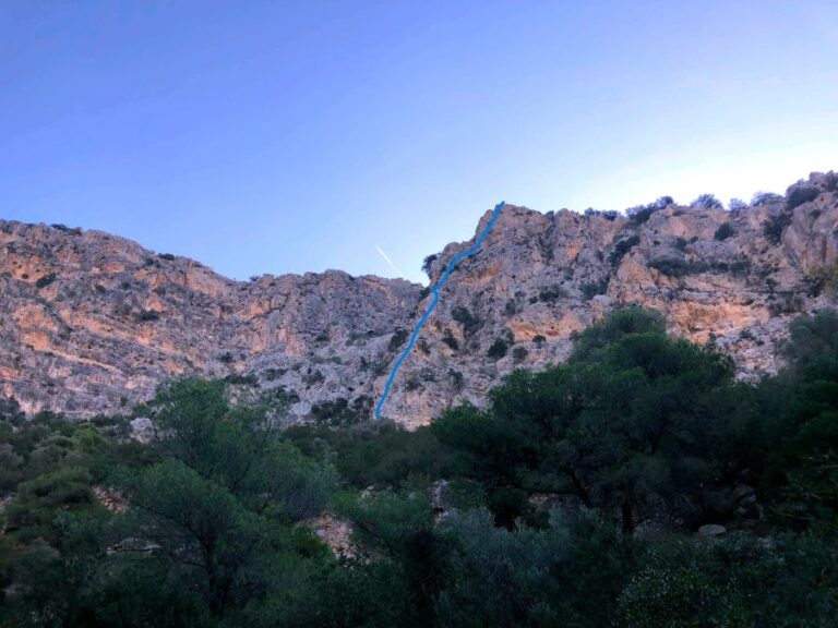 Mehrseillängen-Klettern in Ermionida, Argolis – Einfach wunderschön: Maia (5 SL, 178 m, 5c)