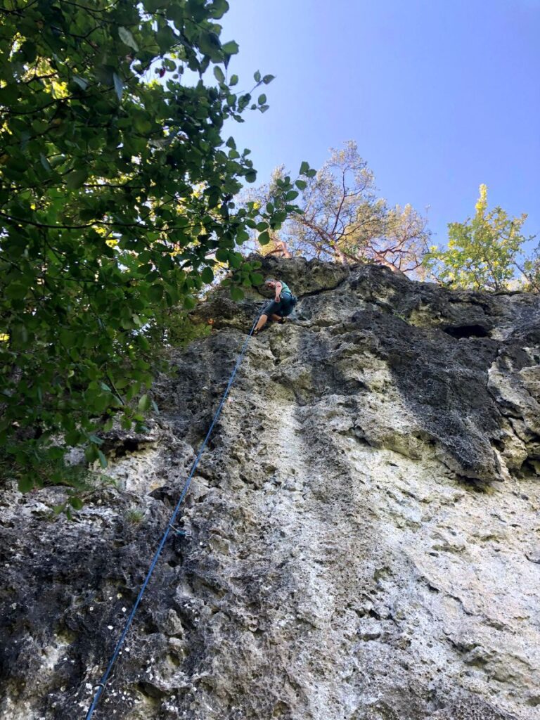 Österreich Klettern Riesenbergerwand Maike Brixendorf