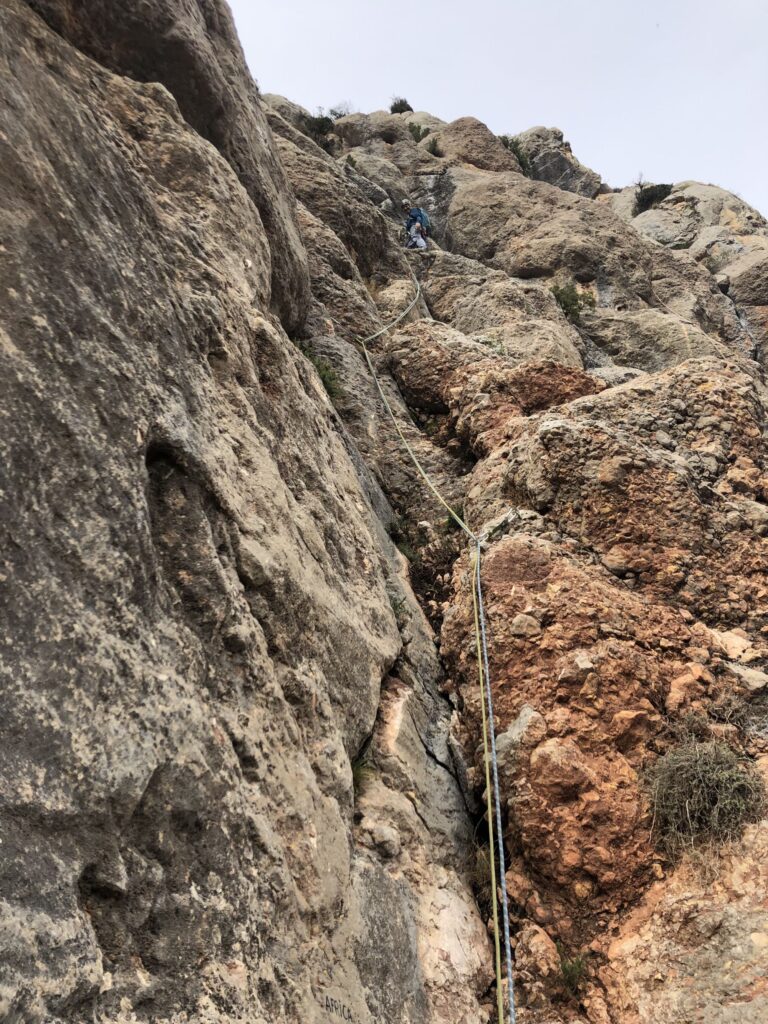 Spanien Katalonien Coll de Nargó Klettern Achim Brixendorf