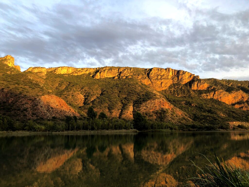 Spanien Katalonien Sant Llorenç de Montgai Stausee